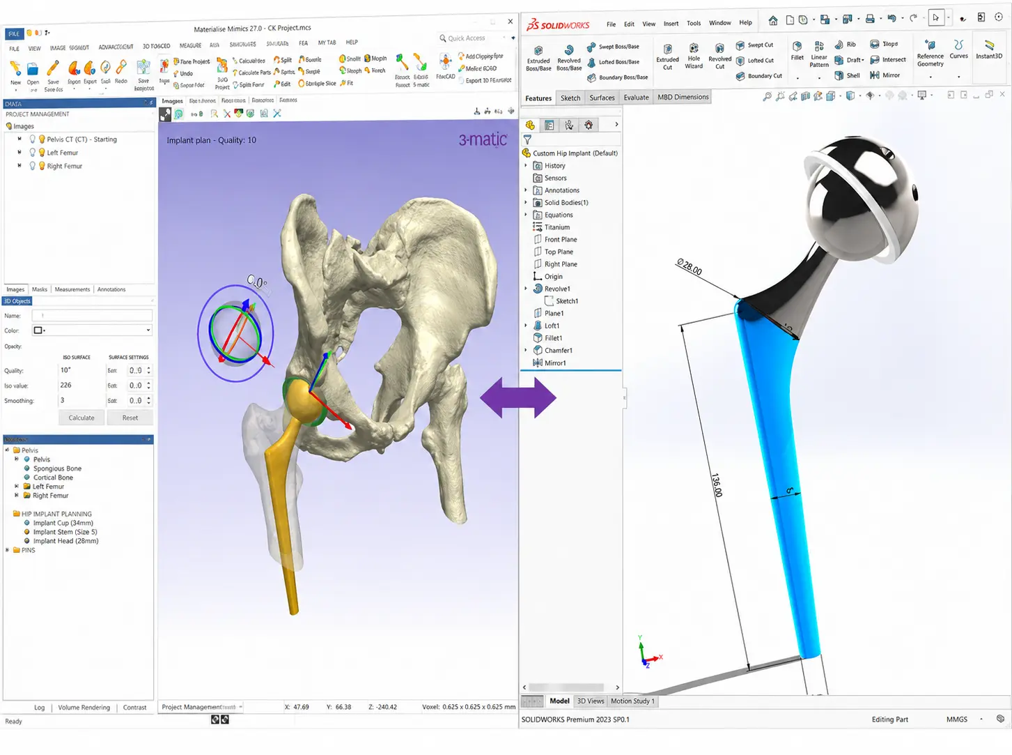 logiciel conception médicale 3d